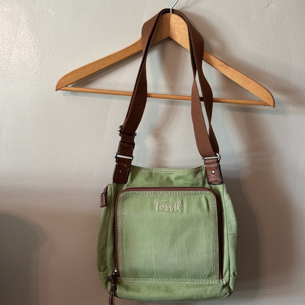Fossil Green and Brown Women's Bag - Picture 14 of 14